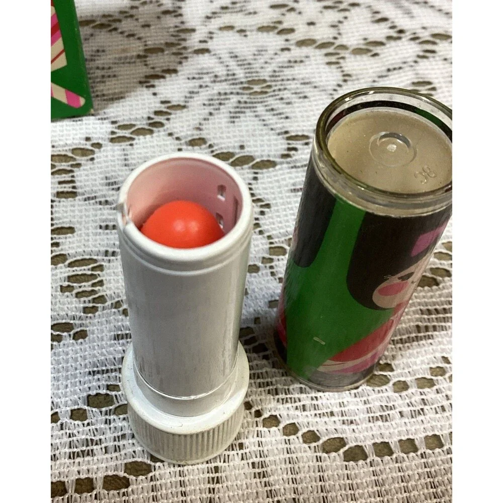 Vintage Avon Small World Lipkins French Mint Lip Pomade NOS Original Box USA